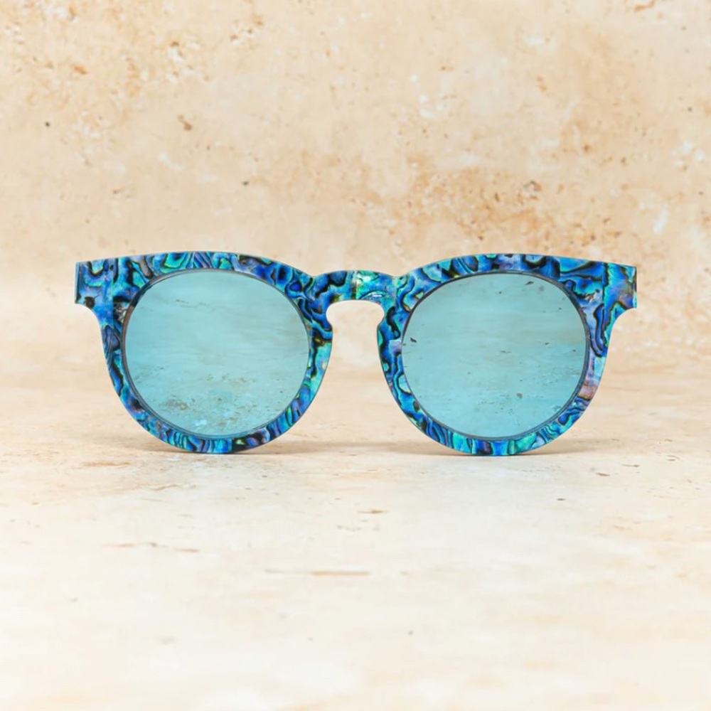 SLYK Shades Mermaid Abalone Seashell Sunglasses